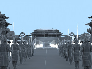 ancient palace Model 3D