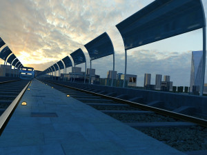 high speed train 3Dモデル