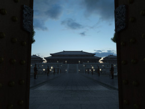 ancient palace Modèle 3D