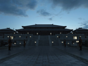 ancient palace Modèle 3D