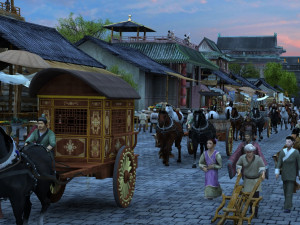 ancient market 3Dモデル
