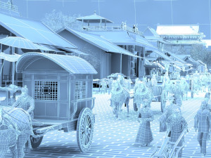 ancient market Modelo 3D