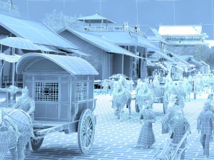 ancient market 3D Model