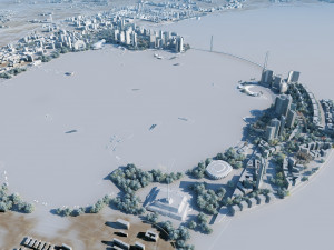 city building 3D-Modell