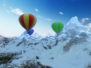 snow mountain Modelo 3D