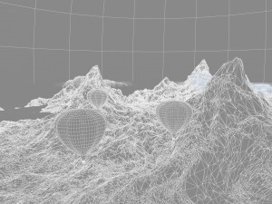snow mountain 3D Model