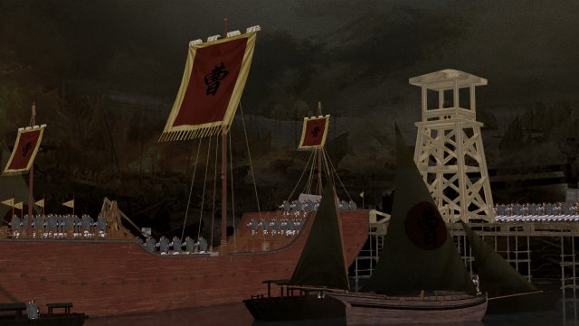 ancient warship 3D Model .c4d .max .obj .3ds .fbx .stl .blend 