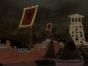 ancient warship 3Dモデル