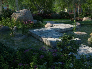 शहर की इमारत 3D मॉडल