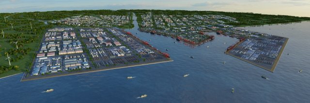 port 3D Model .c4d .max .obj .3ds .fbx .stl .blend 