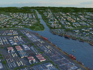 port 3D Model