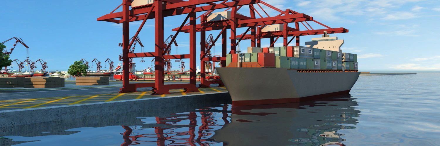 port 3D Model .c4d .max .obj .3ds .fbx .stl .blend
