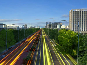 पोर्ट सिटी 3D मॉडल