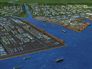 port city 3D मॉडल