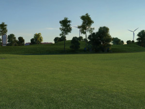 golf course Modello 3D