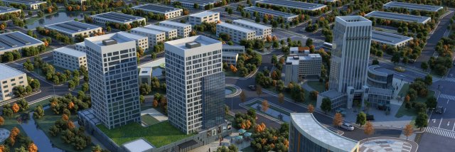 city building Model 3D .c4d .max .obj .3ds .fbx .stl .blend 