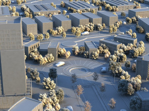 city building Model 3D