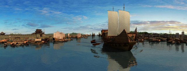 ancient pier Model 3D .c4d .max .obj .3ds .fbx .stl .blend 