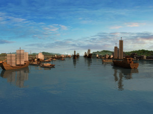 ancient pier Model 3D