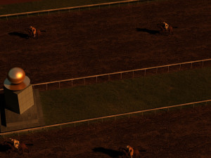 horse racing 3D Model