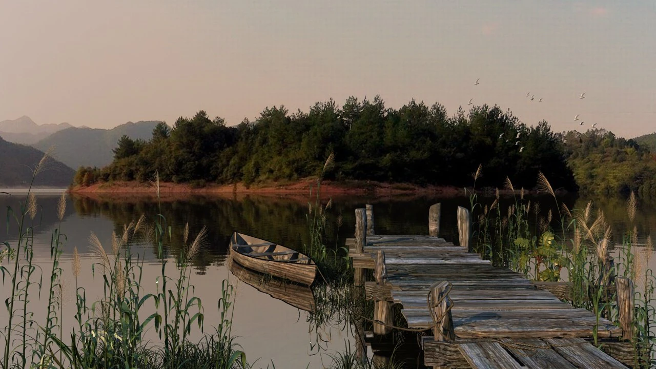 pond 3D Model .c4d .max .obj .3ds .fbx .stl .blend 