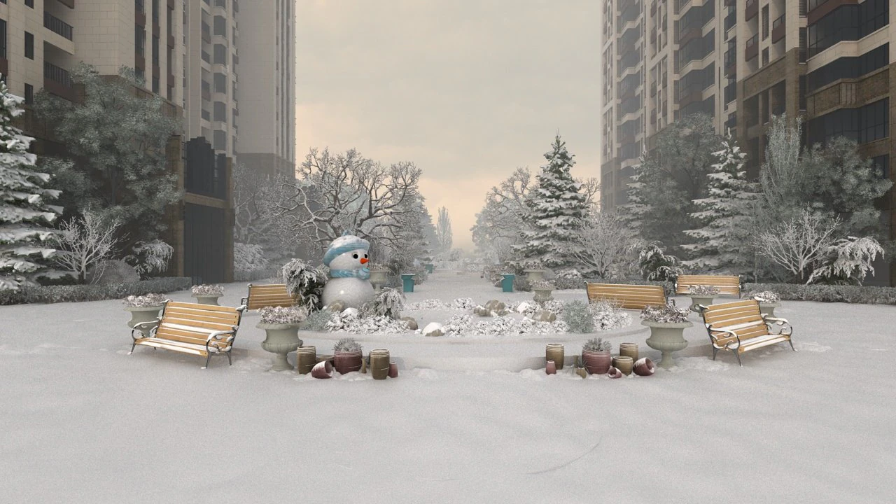 budowa miasta Model 3D .c4d .max .obj .3ds .fbx .stl .blend 