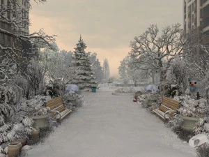 budowa miasta Model 3D