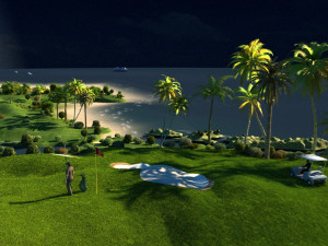 golf course Modelo 3D