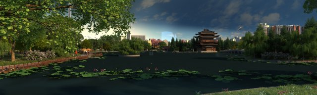 park Modèle 3D .c4d .max .obj .3ds .fbx .stl .blend 
