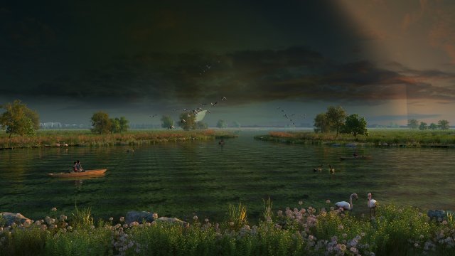 wetlands Model 3D .c4d .max .obj .3ds .fbx .stl .blend