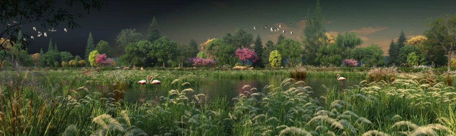 wetlands 3D Model .c4d .max .obj .3ds .fbx .stl .blend 
