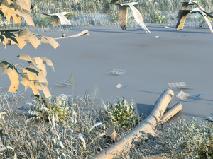 wetlands 3D-Modell