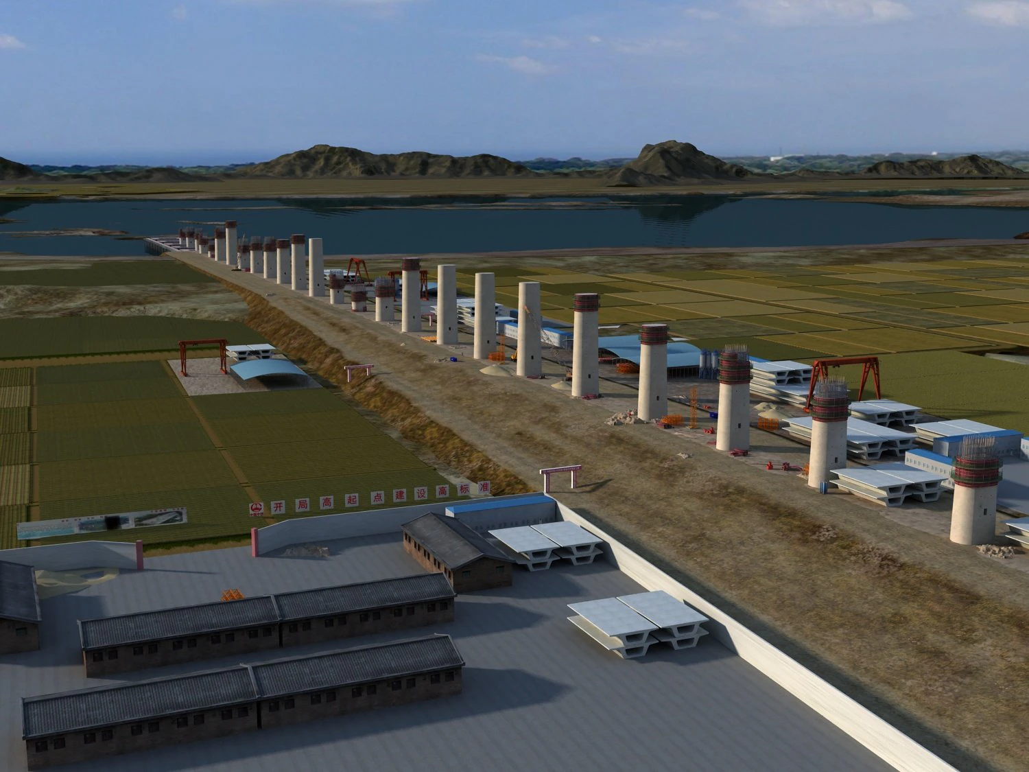 construction site 3D Model .c4d .max .obj .3ds .fbx .stl .blend 