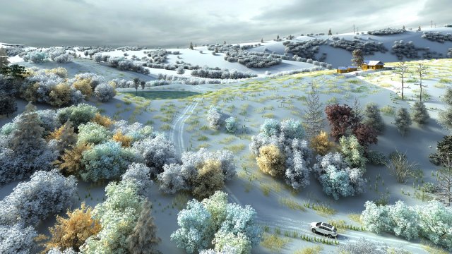 village 3D Model .c4d .max .obj .3ds .fbx .stl .blend 