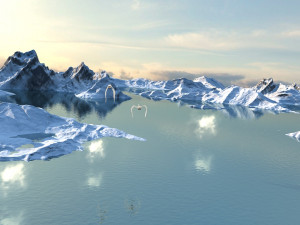 snow mountain 3D Model