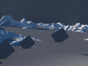 snow mountain 3D Model