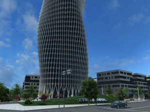 city building 3D मॉडल