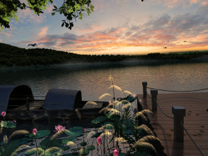 pond 3Dモデル