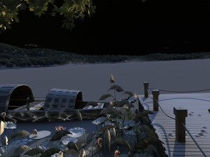 pond 3Dモデル