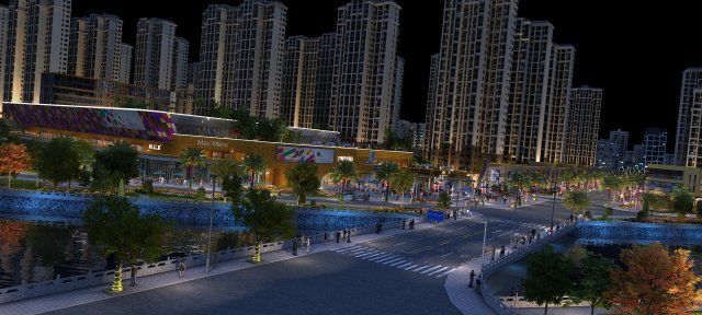 city building Model 3D .c4d .max .obj .3ds .fbx .stl .blend 