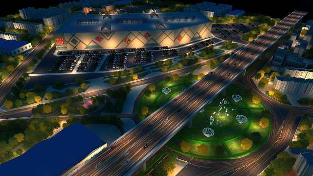city building 3D Модель .c4d .max .obj .3ds .fbx .stl .blend 