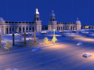 city building Model 3D