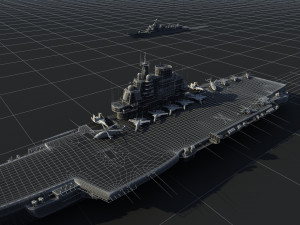 aircraft carrier 3Dモデル