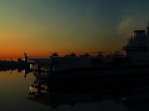 aircraft carrier Model 3D