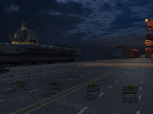 aircraft carrier 3D 모델