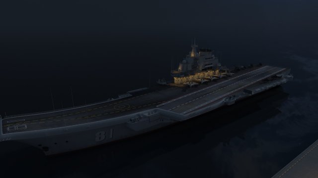 aaircraft carrier 3D Model .c4d .max .obj .3ds .fbx .stl .blend 