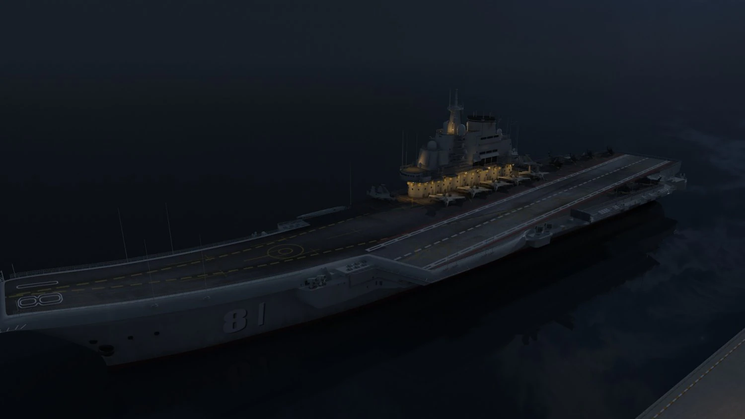 aaircraft carrier 3D Model .c4d .max .obj .3ds .fbx .stl .blend