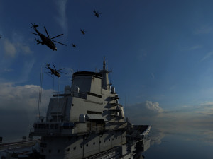 aircraft carrier Modelo 3D