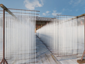 sun-dried noodles Modèle 3D