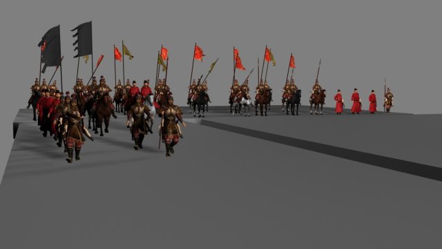 honor guard 3D Model .c4d .max .obj .3ds .fbx .stl .blend 